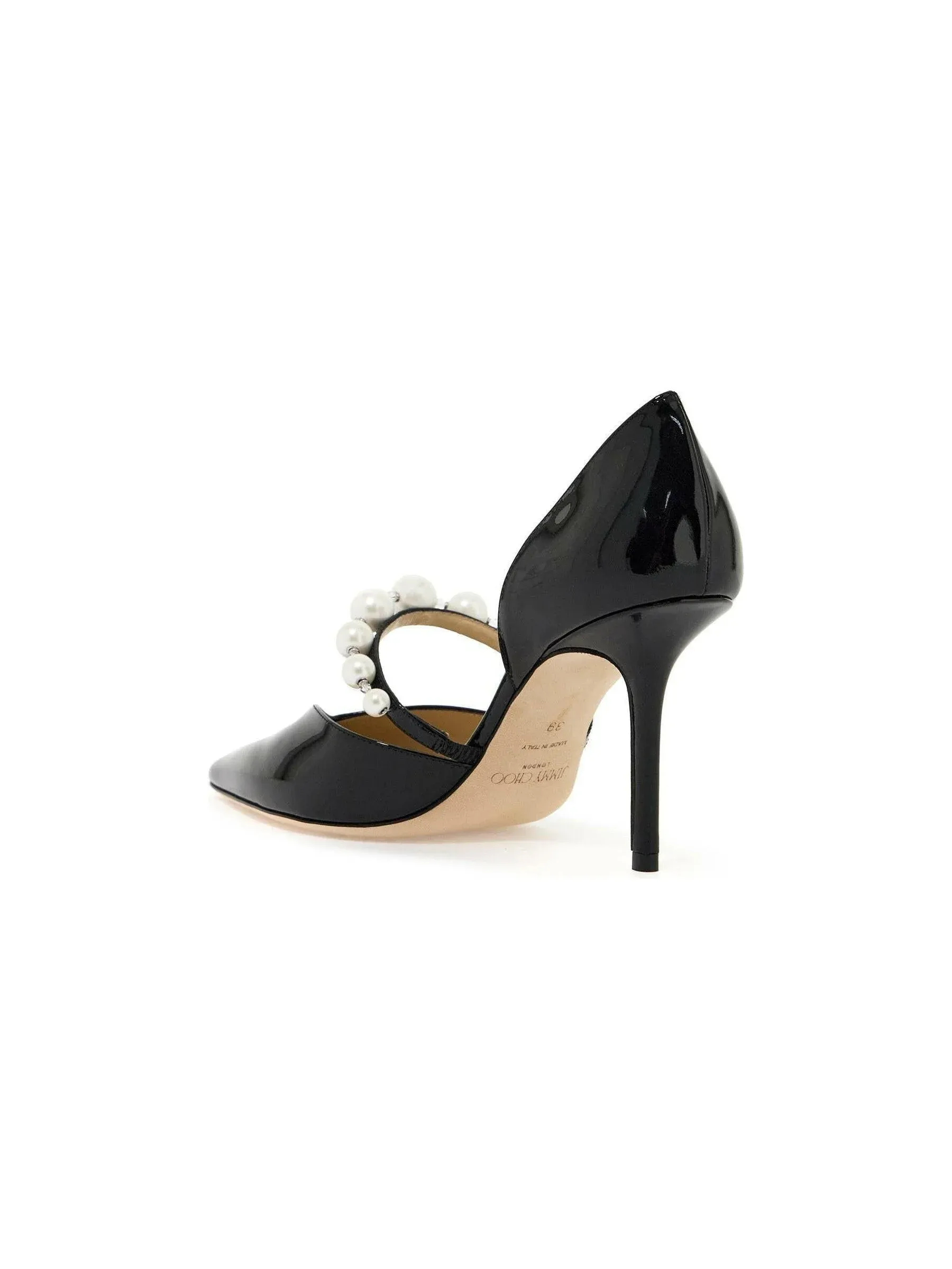 Aurelia Pearl Embellished Leather Slingbacks
