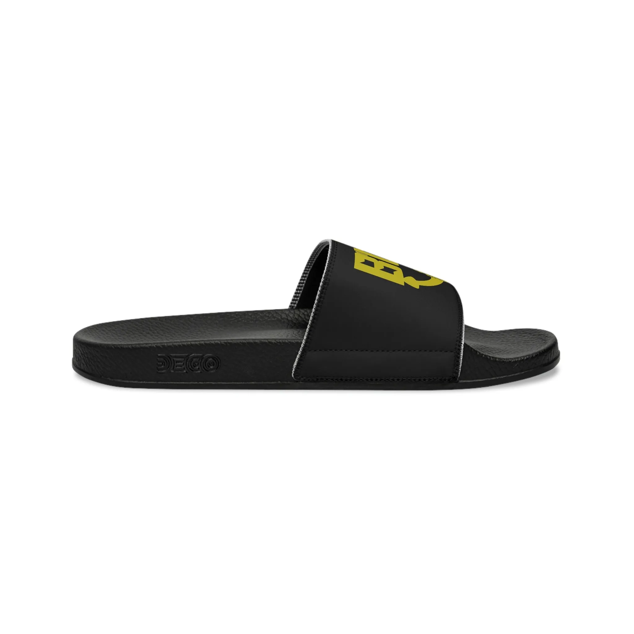 Black World Champs Men's Slide Sandals