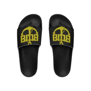 Black World Champs Men's Slide Sandals