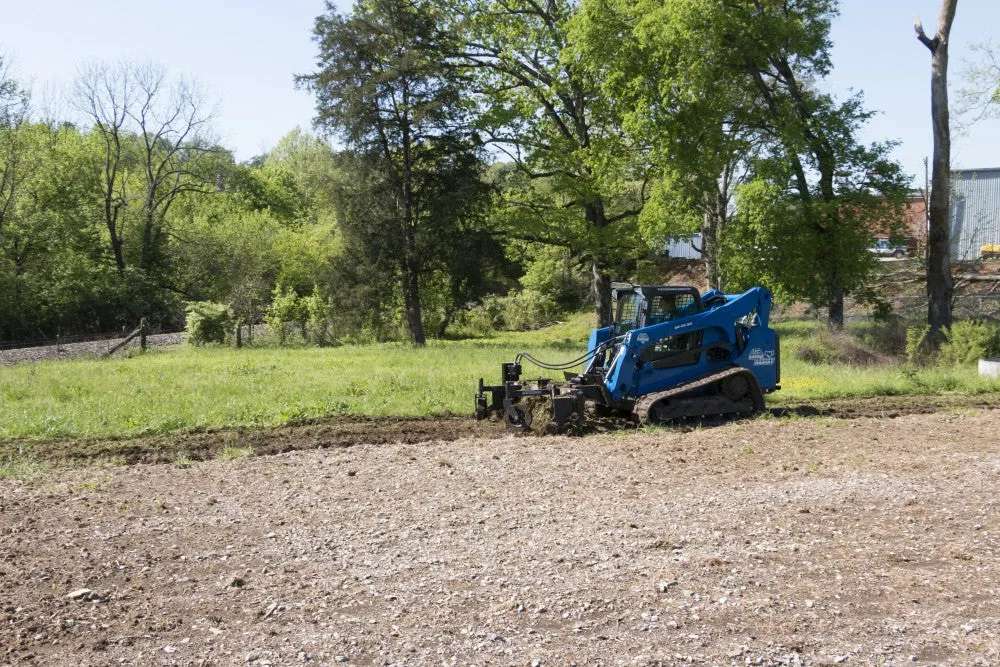 BLUE DIAMOND SEVERE DUTY POWER RAKE, MANUAL ANGLE (SSL)(CTL)