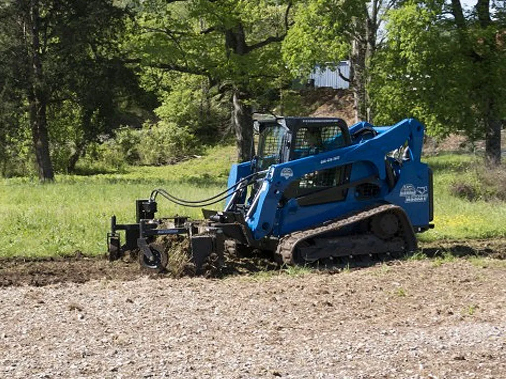 BLUE DIAMOND SEVERE DUTY POWER RAKE, MANUAL ANGLE (SSL)(CTL)