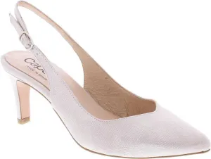 Capollini J640 Catherine Pink Sling Back Shoe