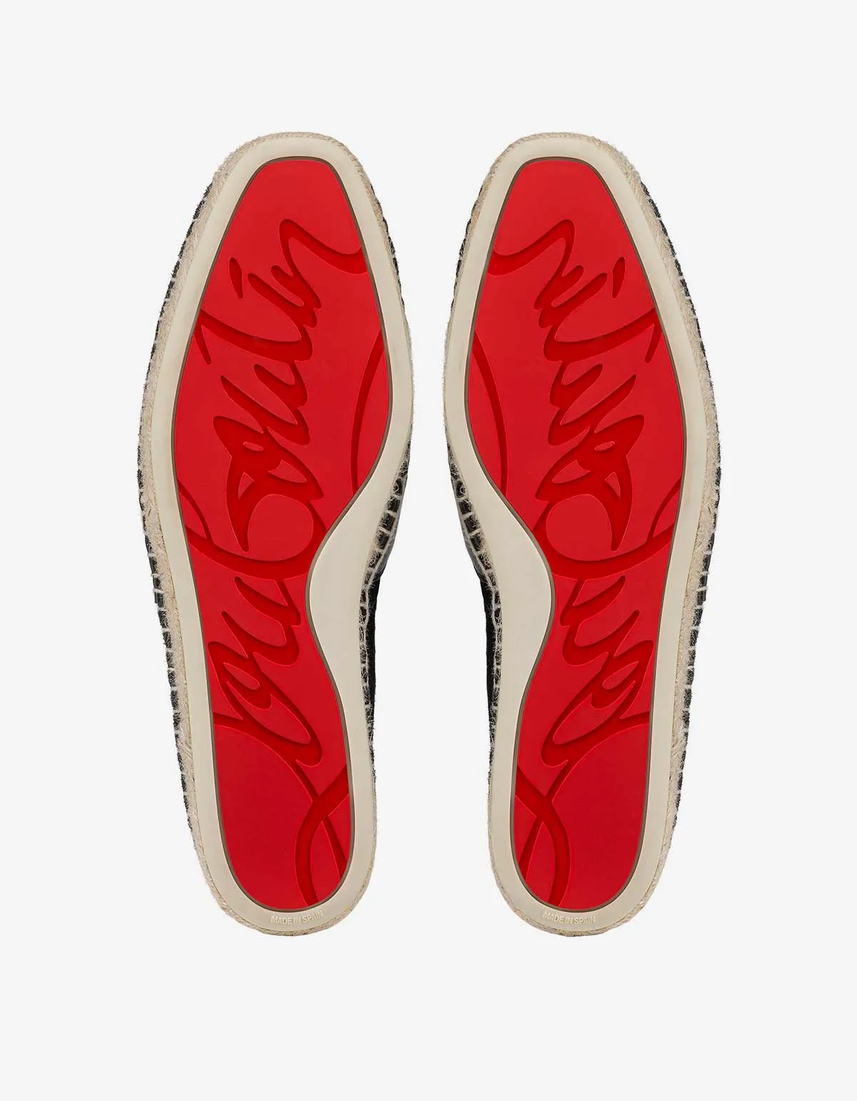 Christian Louboutin Chambespadrille Flat Black Espadrilles