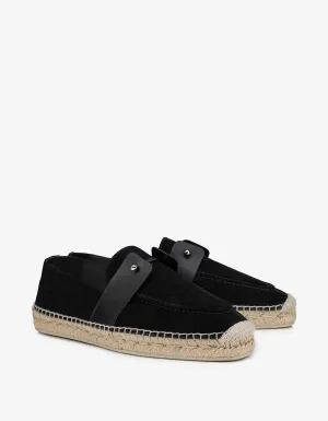 Christian Louboutin Chambespadrille Flat Black Espadrilles
