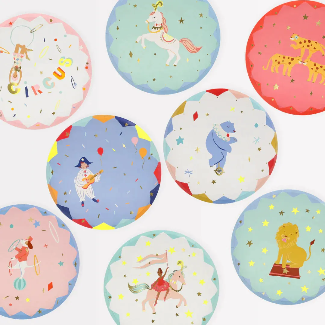 Circus Side Plates (x 8)