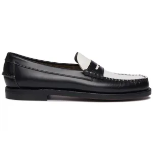 CLASSIC DAN WOMAN - Moc - Moccasin - Woman - BLACK-WHITE