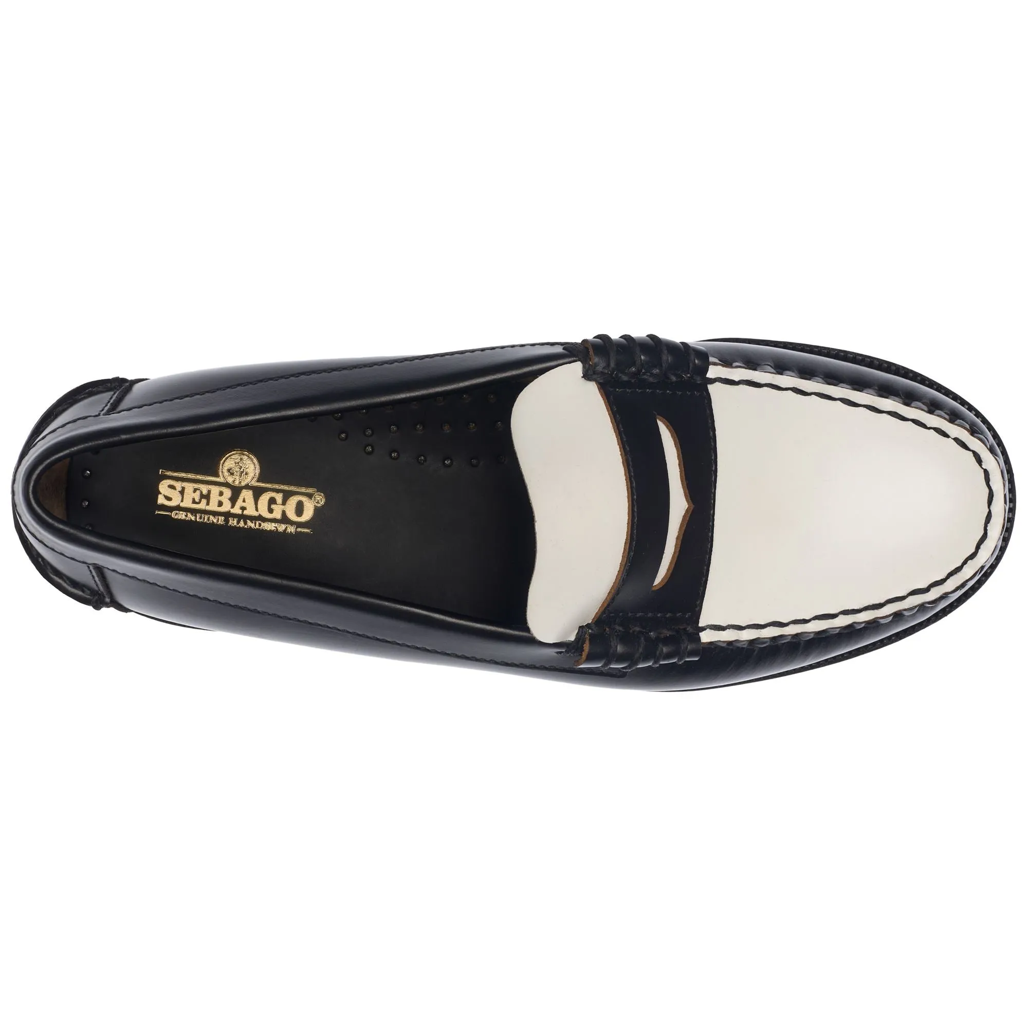 CLASSIC DAN WOMAN - Moc - Moccasin - Woman - BLACK-WHITE
