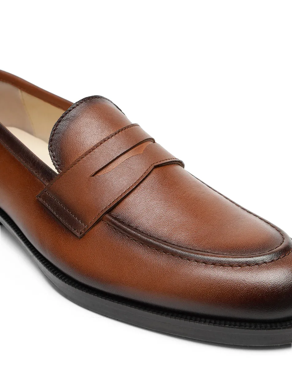 Cognac Penny Loafer