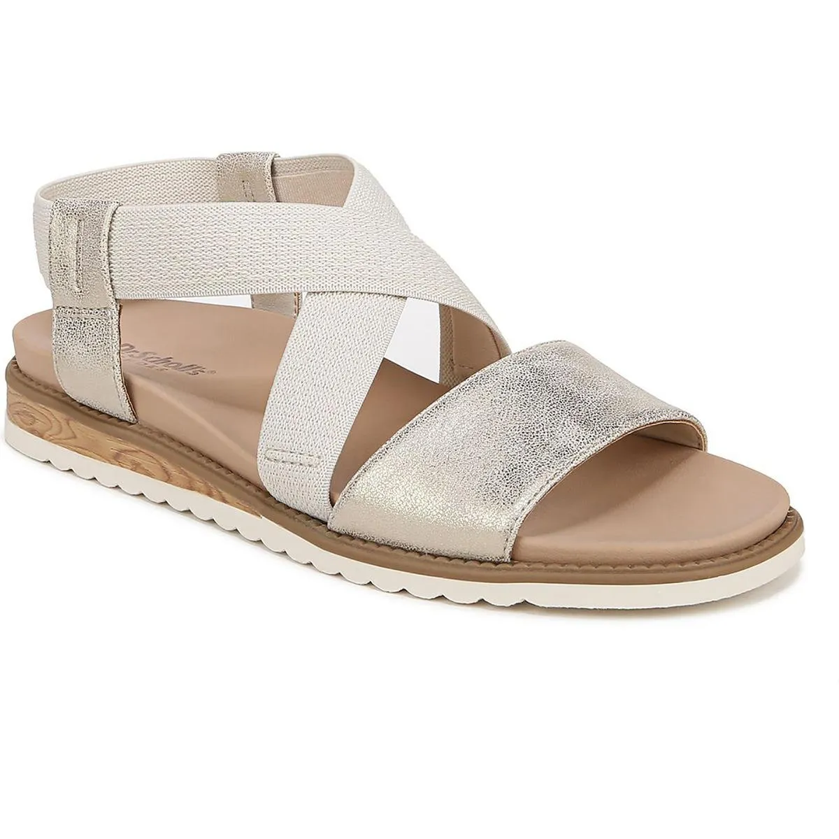 Dr. Scholl's Shoes Womens Islander Padded Insole Open Toe Slingbacks
