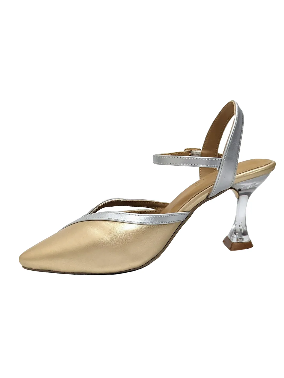 Emily Pointed Slingback Metallic