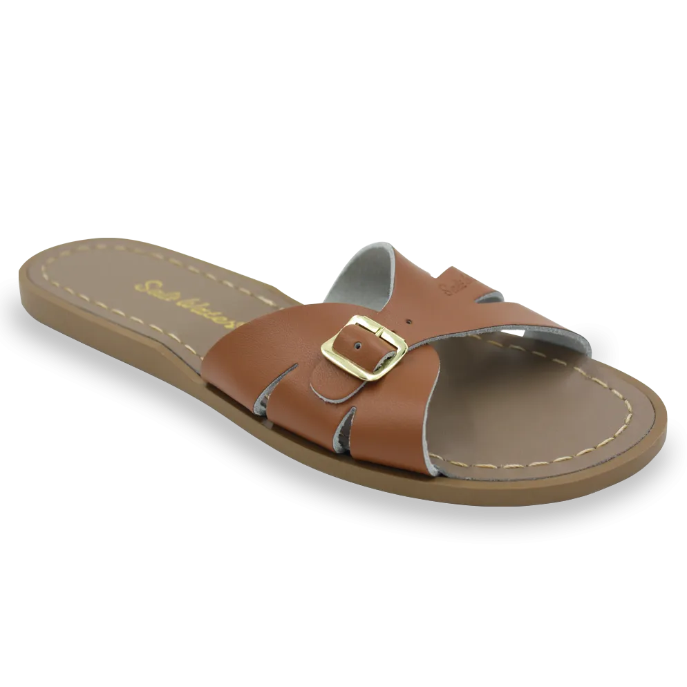 FINAL SALE Tan Salt Water Classic Slides - Adult
