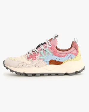 Flower Mountain Womens Yamano 3 Suede & Nylon - Light Brown / Beige / Pink