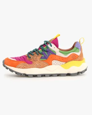 Flower Mountain Womens Yamano 3 Suede & Nylon - Orange / Fuchsia