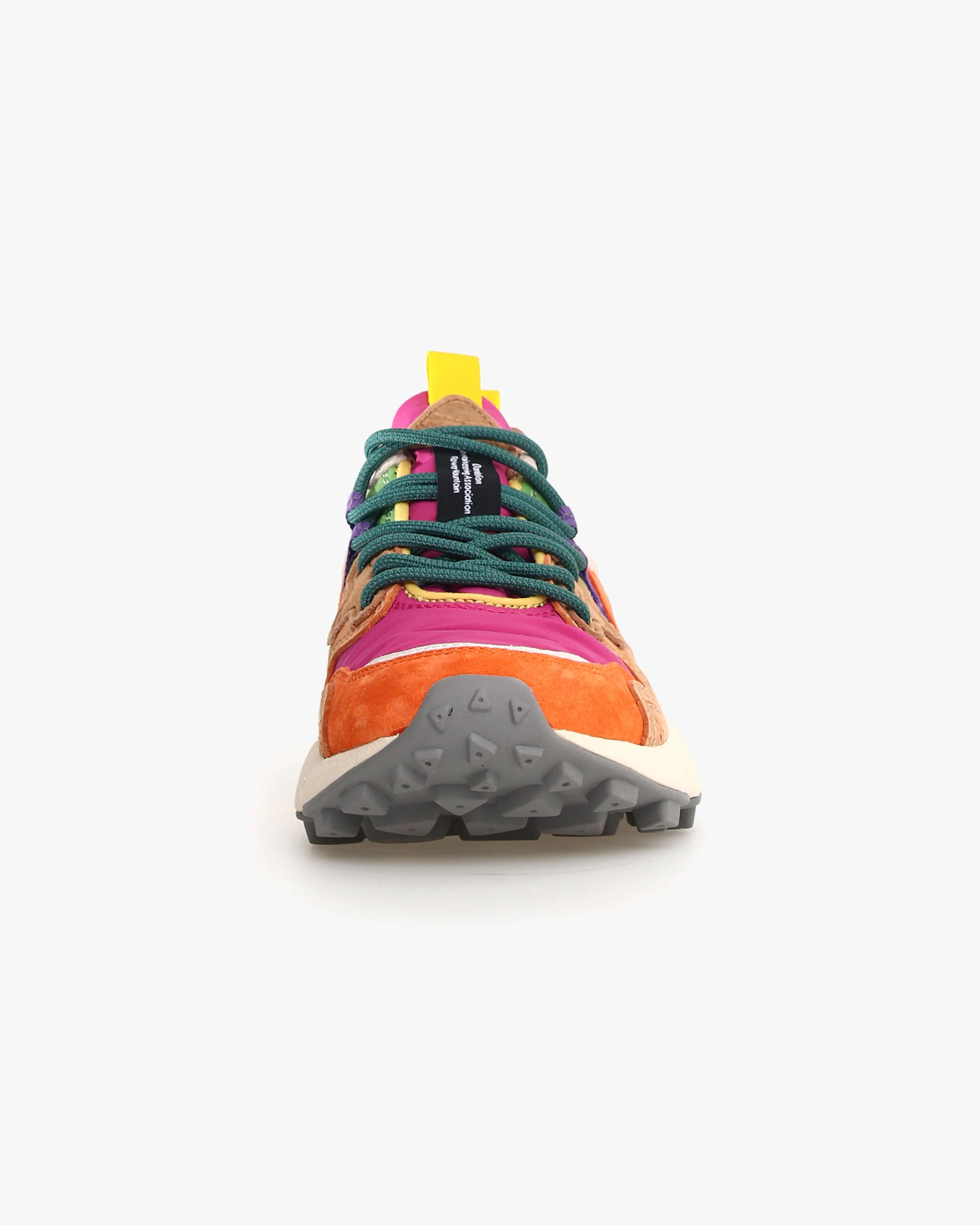 Flower Mountain Womens Yamano 3 Suede & Nylon - Orange / Fuchsia