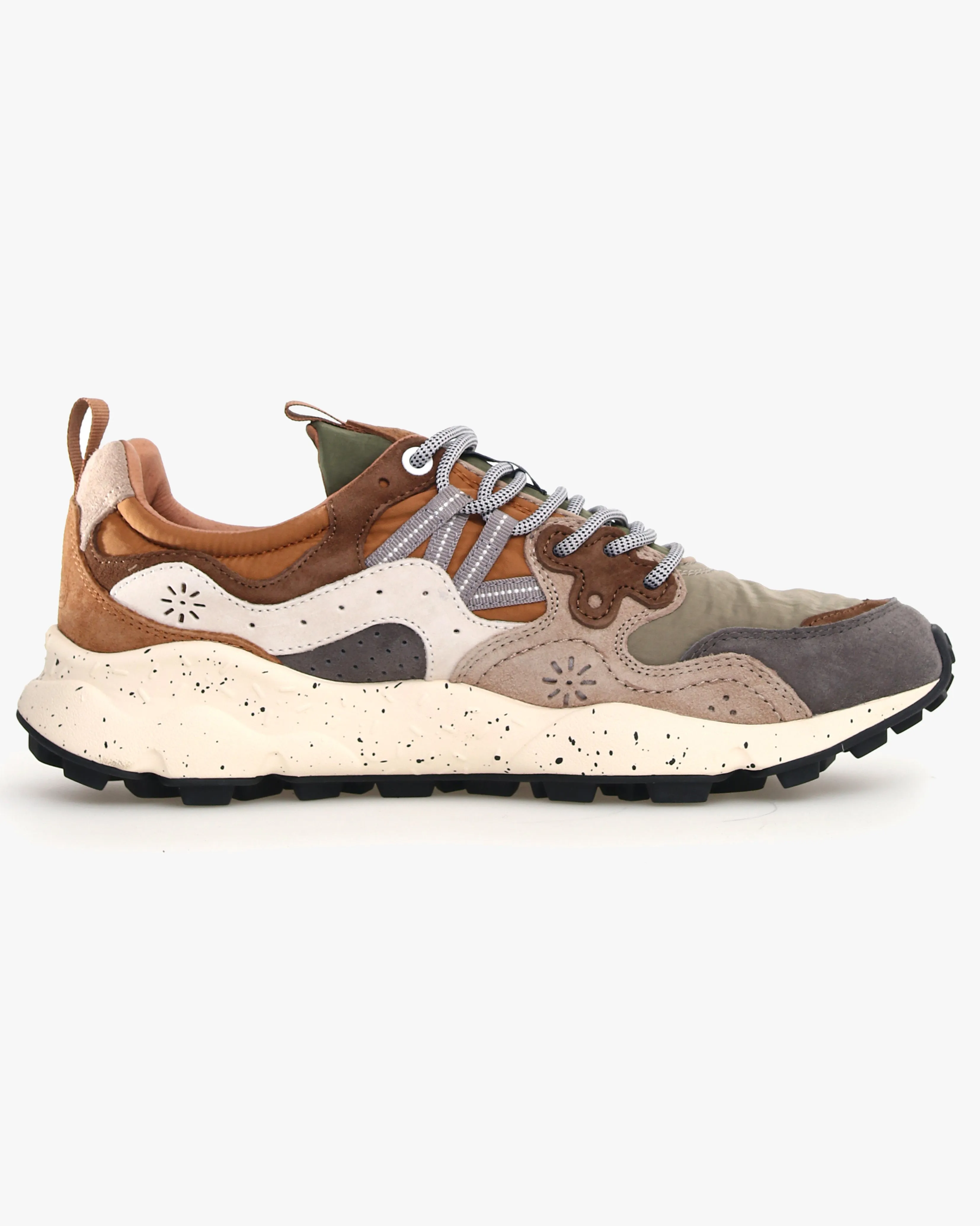Flower Mountain Yamano 3 Suede & Nylon - Grey / Onion