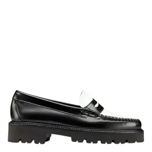 G.H. Bass Women's Whitney Super Lug Weejuns Loafer in Black/White