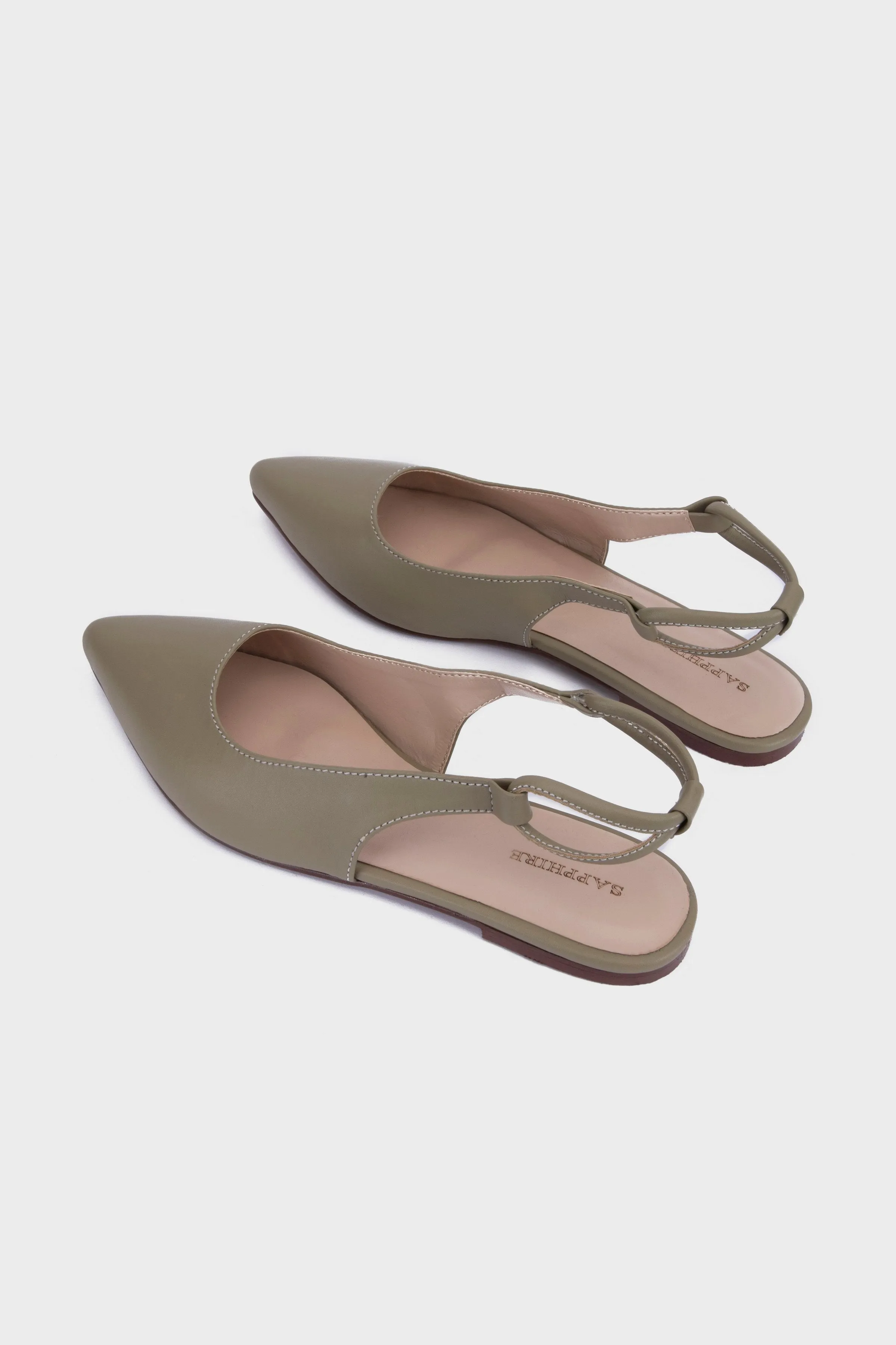 Green Slingbacks