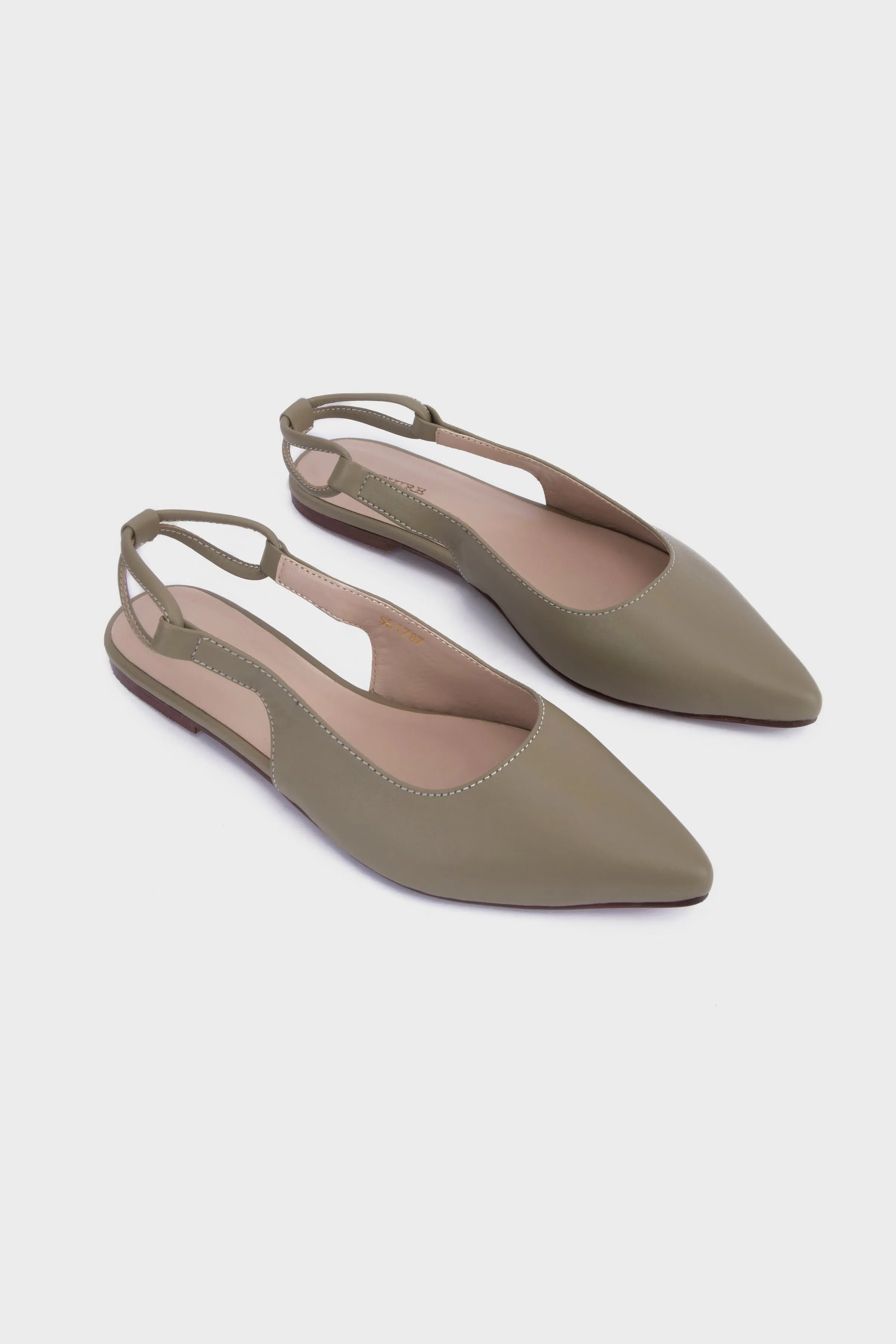 Green Slingbacks