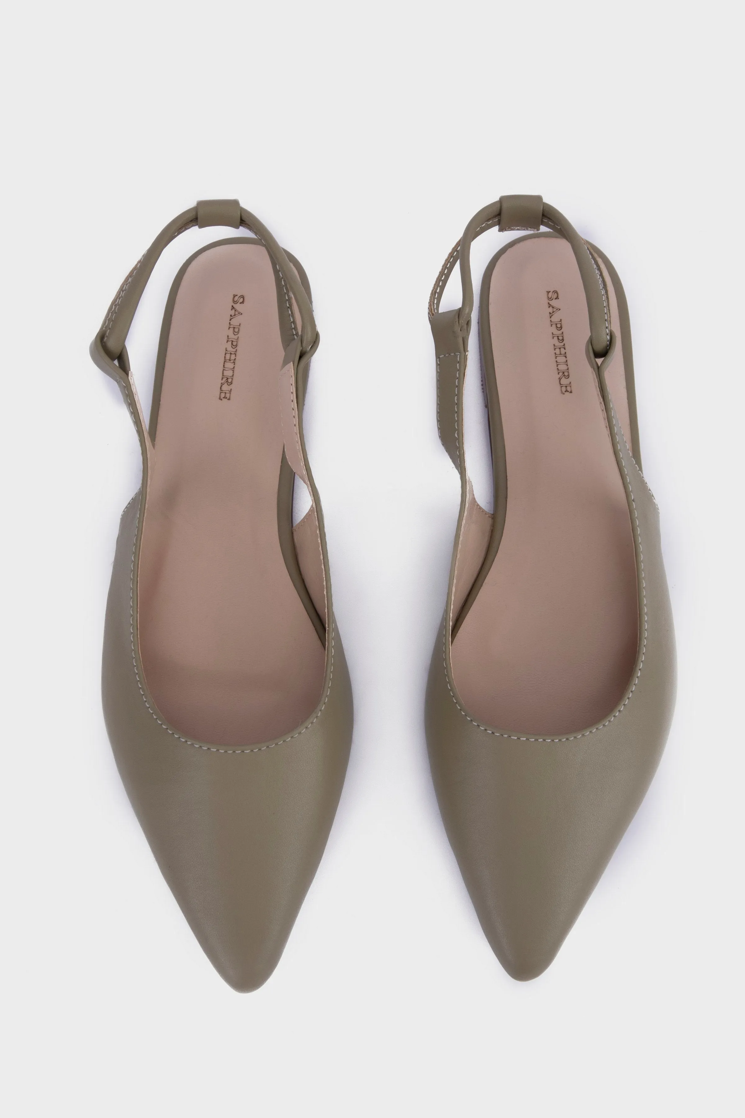 Green Slingbacks