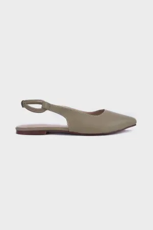 Green Slingbacks
