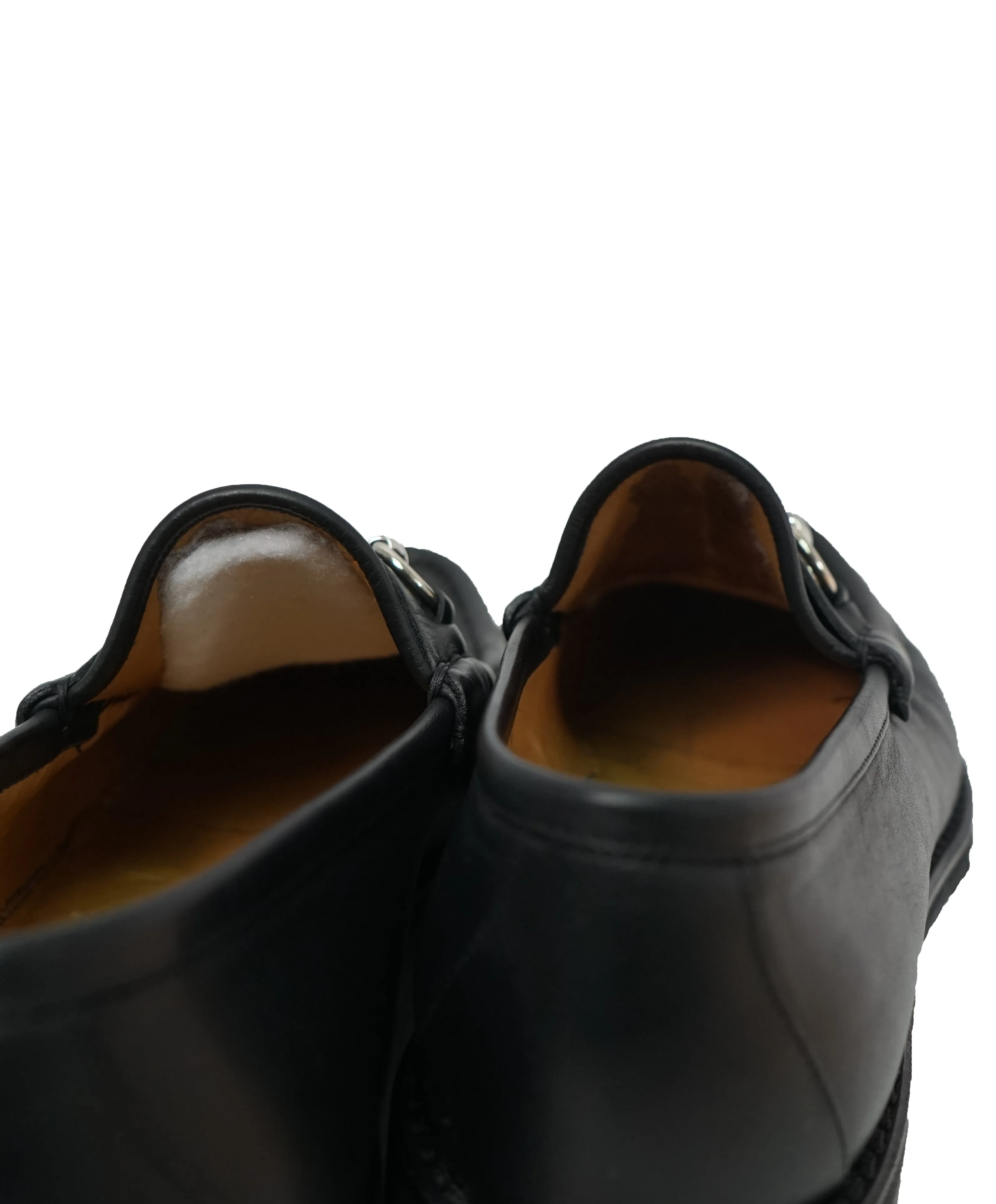 GUCCI - Horse-bit Loafers Black Iconic Style - 10.5