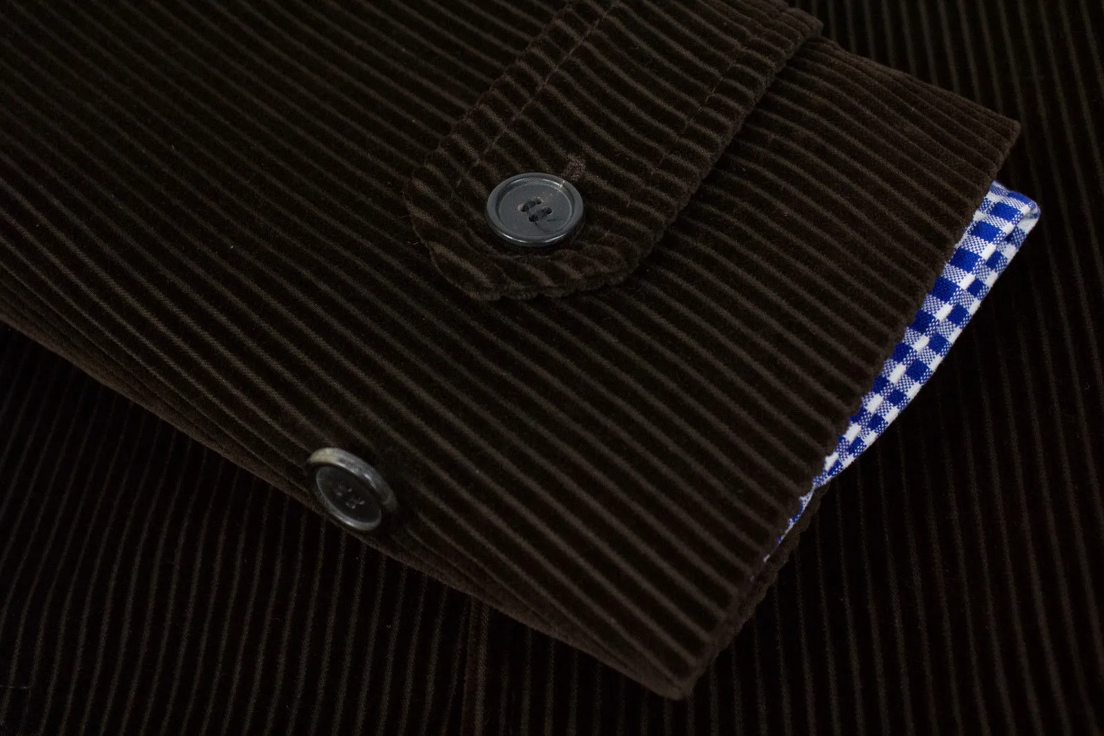 HUGO BOSS Red Label Brown Corduroy Lightweight Top Coat US 40R, EU 50