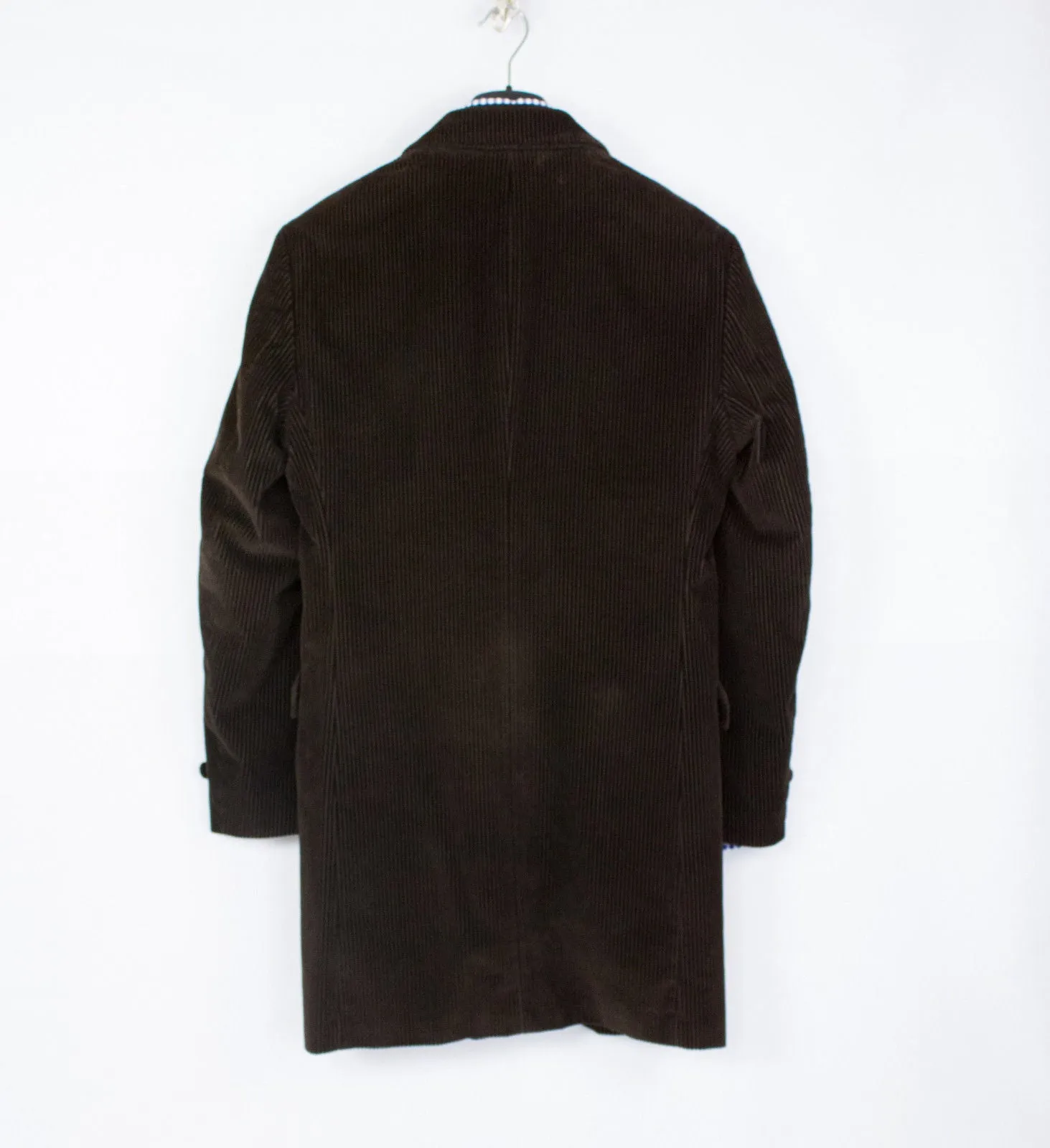 HUGO BOSS Red Label Brown Corduroy Lightweight Top Coat US 40R, EU 50
