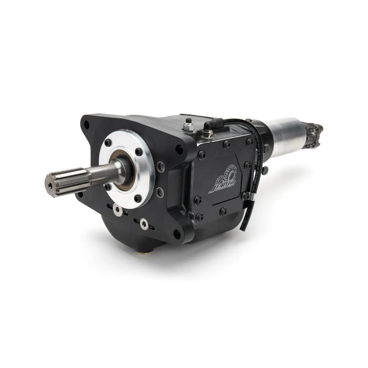 Jerico 2-Speed Extended Glide Transmission - Reverse - Internal Hydraulic Clutch - 10 input Spline - Aluminum Case