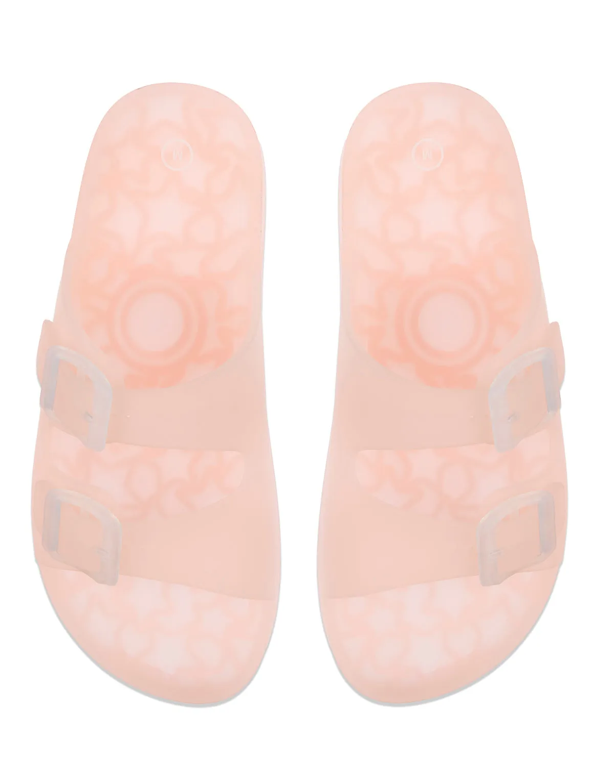 Kids Double-Buckle Jelly Slide Sandal