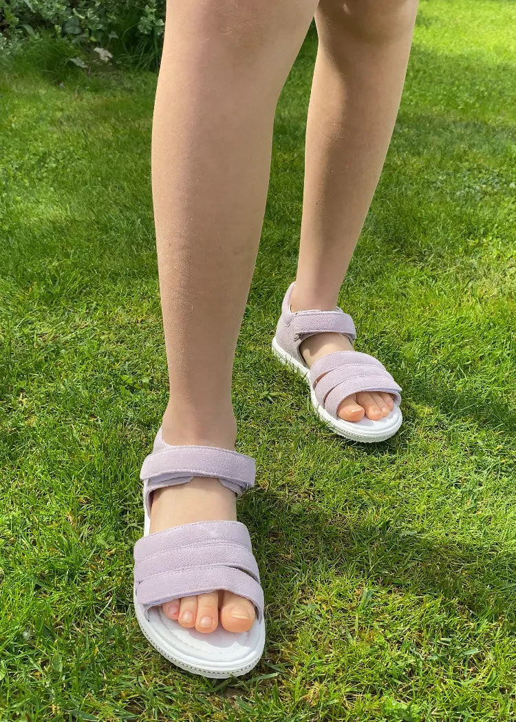 KLARA purple older girls arch support sandals