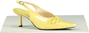 Manc Yellow Fleur Slingbacks UK 6 EU 39 👠
