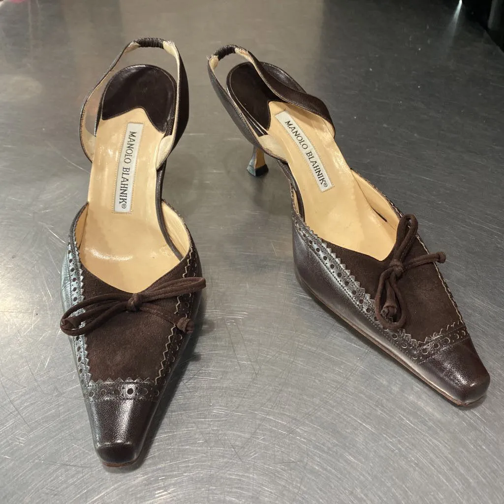 Manolo Blahnik vintage slingbacks 37.5