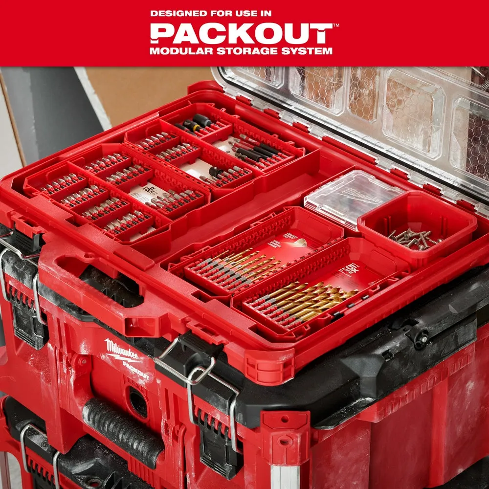 Milwaukee 48-32-4408 Optimized Shockzone Steel Impact Drive & Fasten Set - 26pc