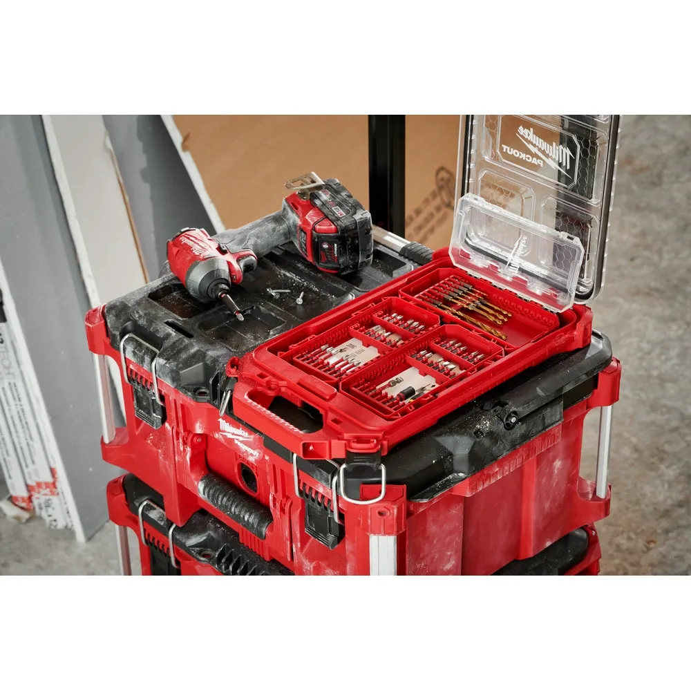 Milwaukee 48-32-4408 Optimized Shockzone Steel Impact Drive & Fasten Set - 26pc