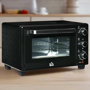 Mini Oven, 21L Grill, Toaster Timer, Baking Tray and Wire Rack, 1400W