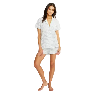 Nautico Print Woven Short Pj Set