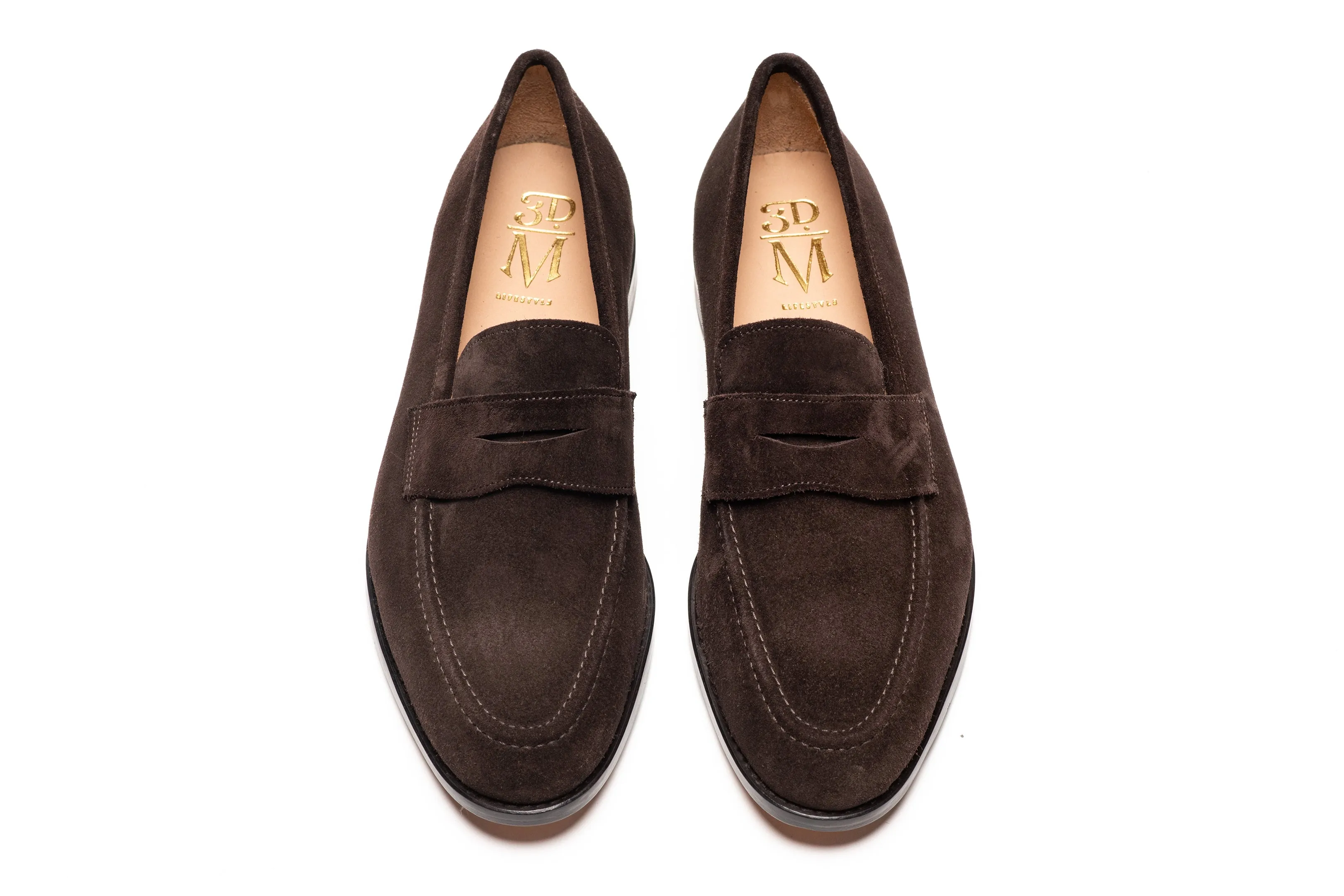 Penny Loafer - Dark Brown Suede