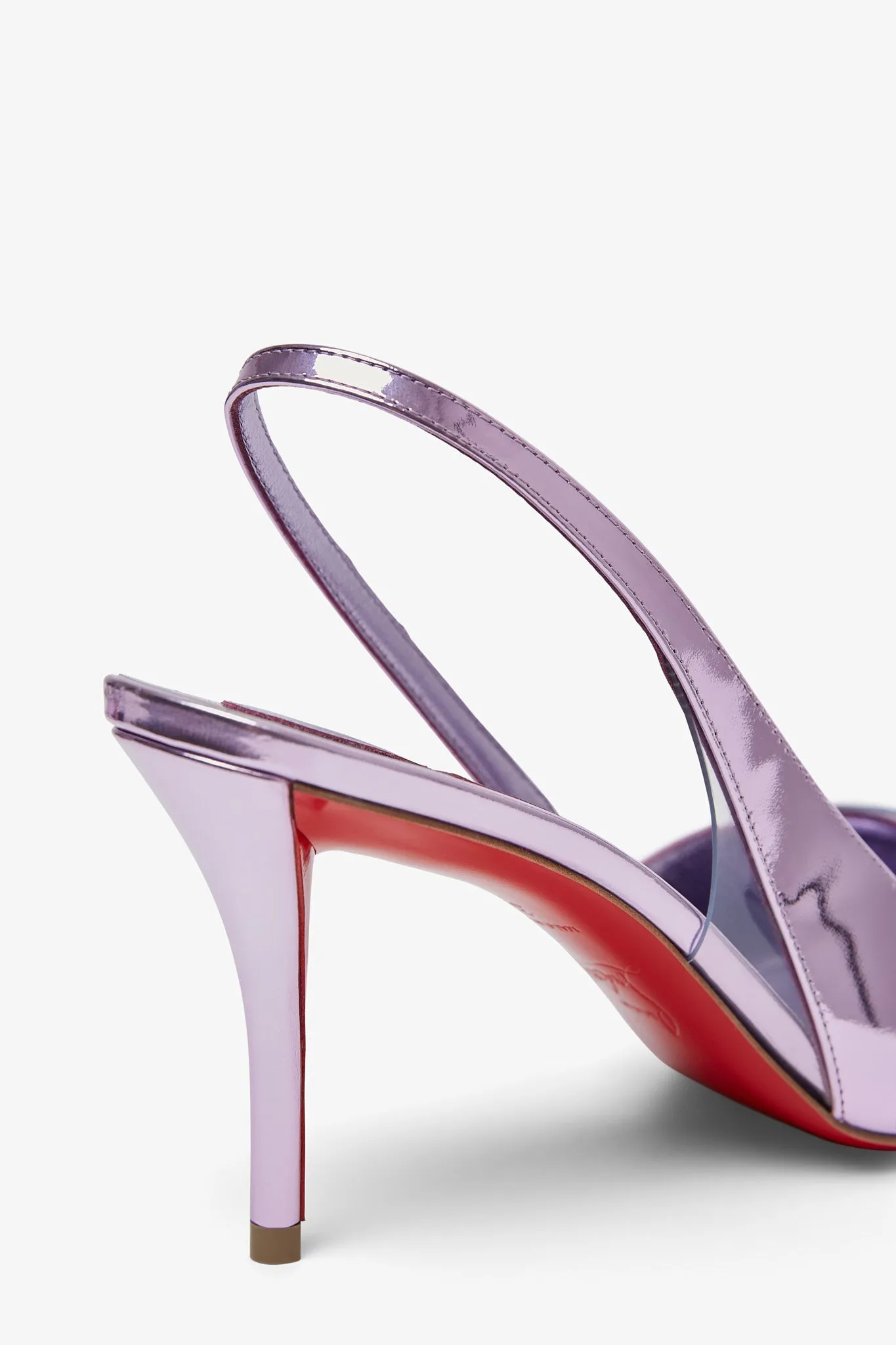 Posticha 80 metallic slingbacks