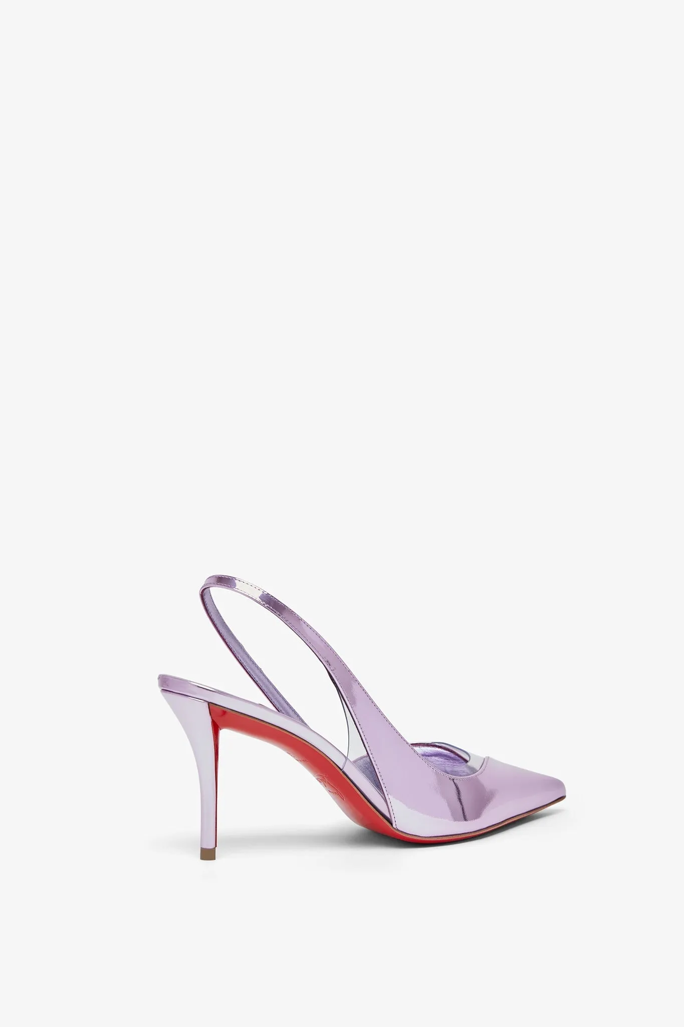Posticha 80 metallic slingbacks