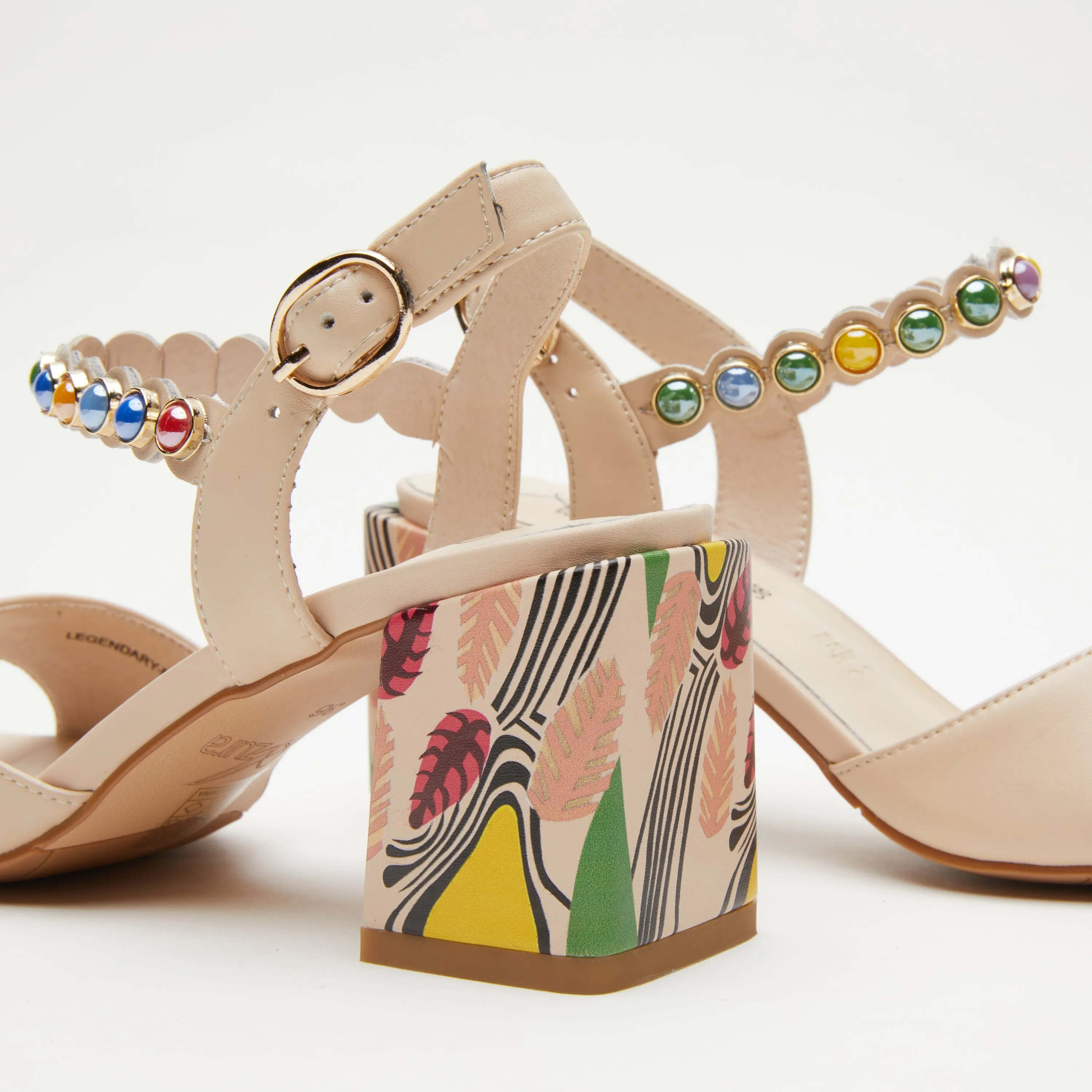 Spring Step Shoes Azura Legendary Sandals Women's Leather Multi Color 2.75" Heel