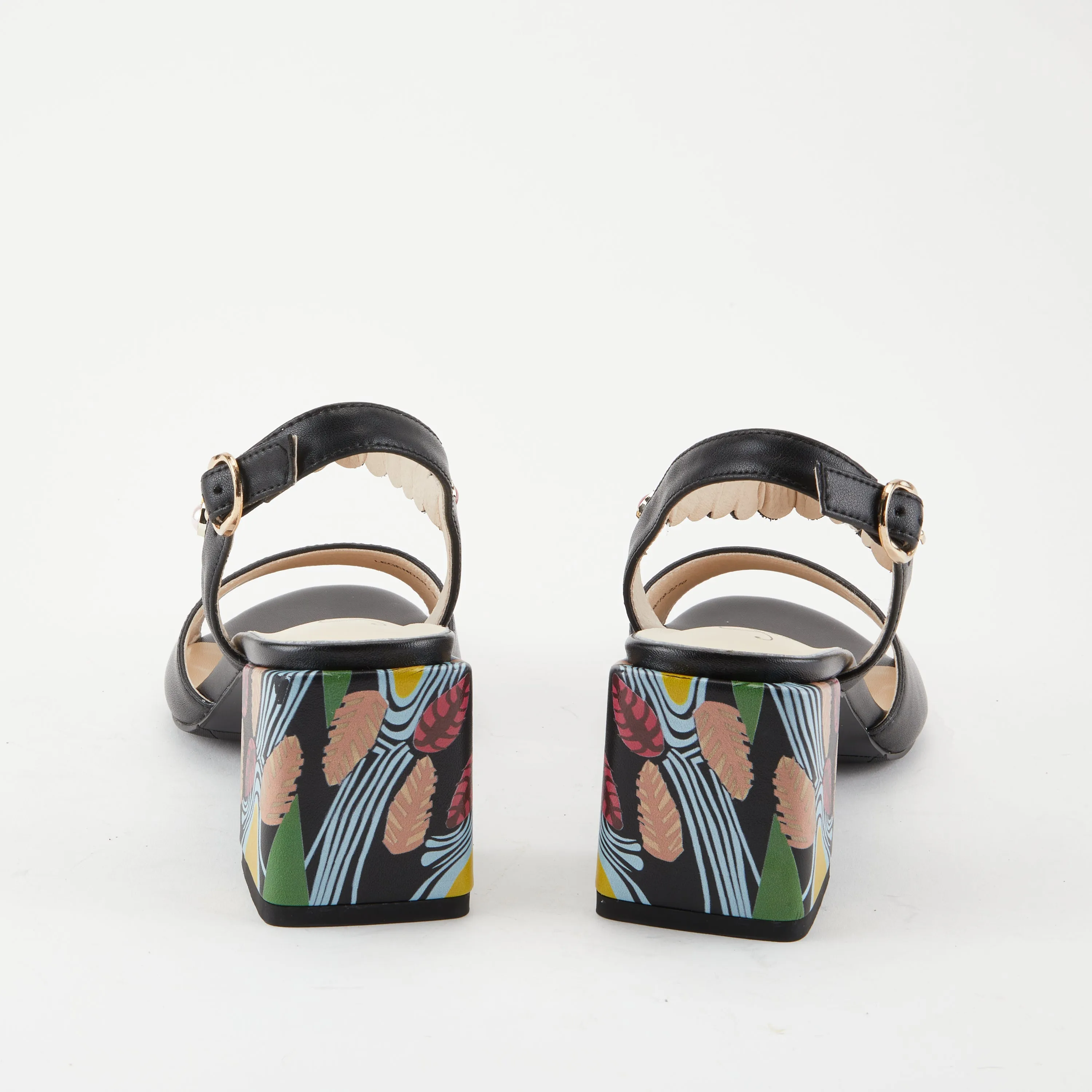 Spring Step Shoes Azura Legendary Sandals Women's Leather Multi Color 2.75" Heel