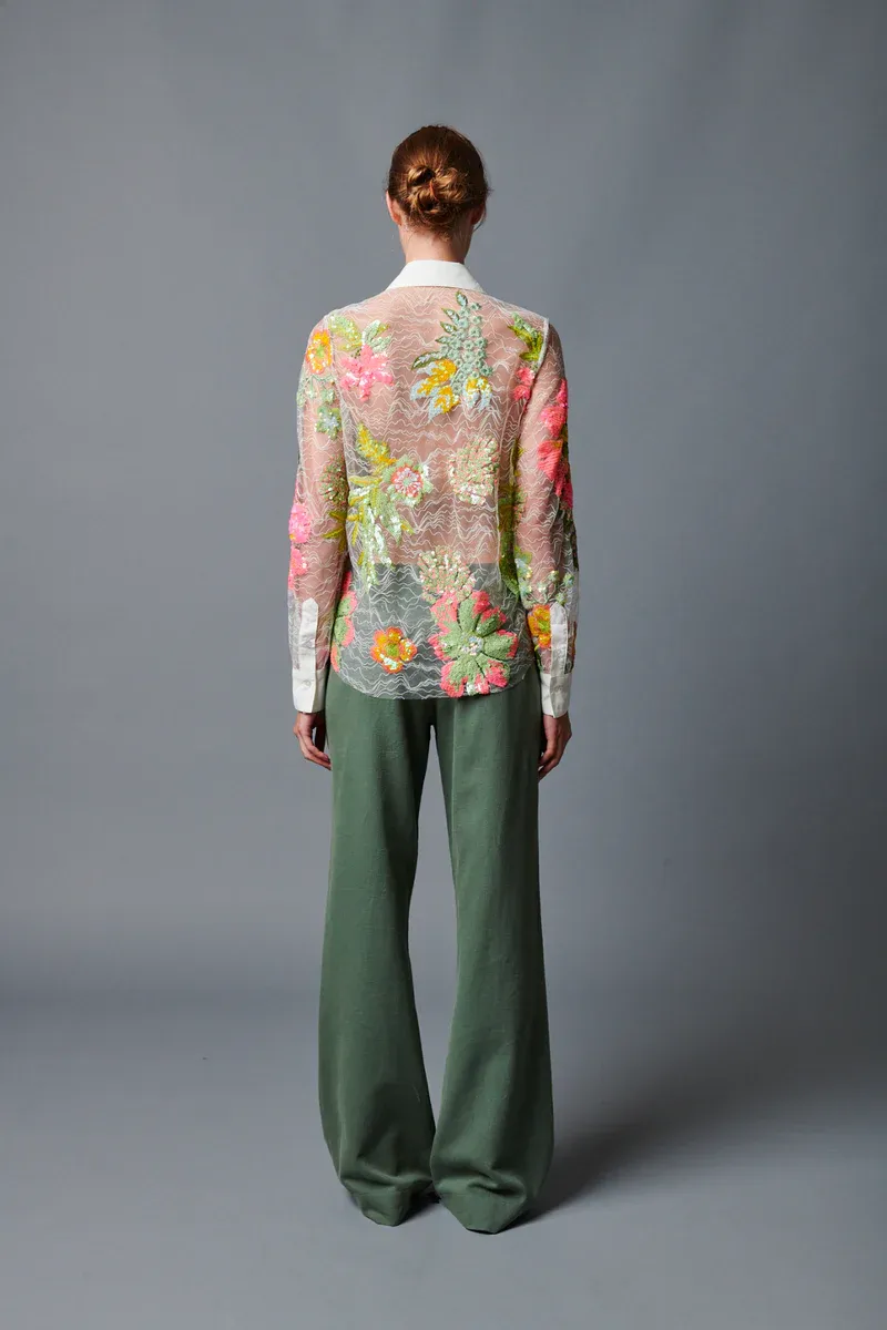 Tropical Lace Shirt